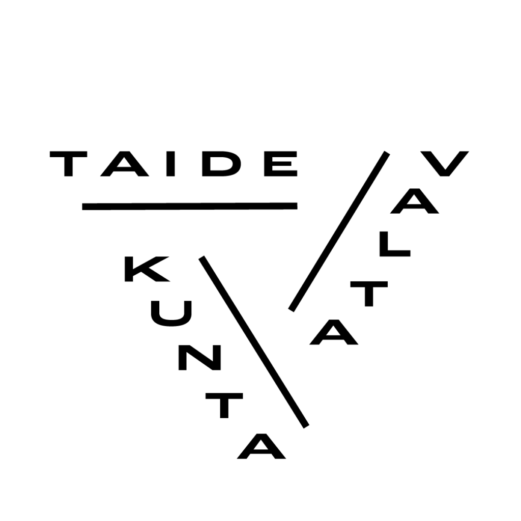 Taidevaltakunta-biennaalin logo