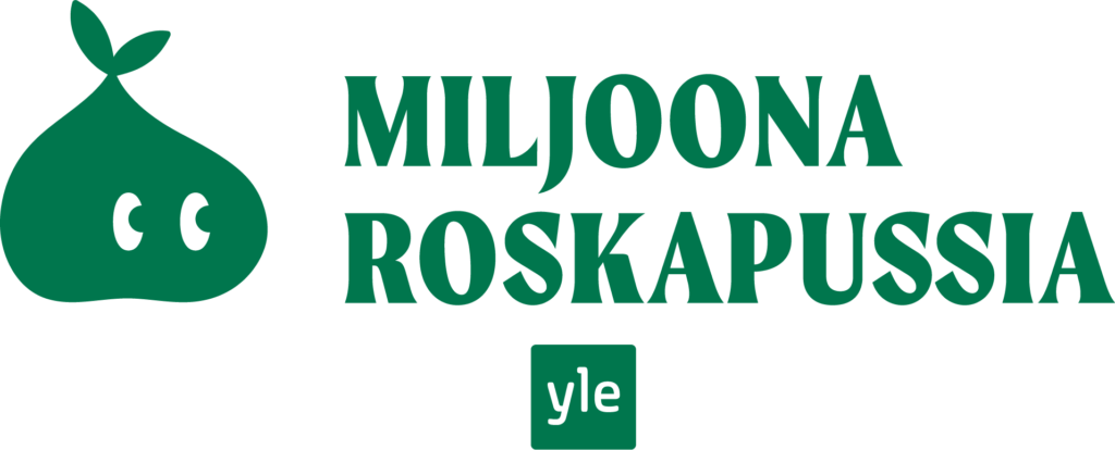 Ylen Miljoona roskapussia-logo.