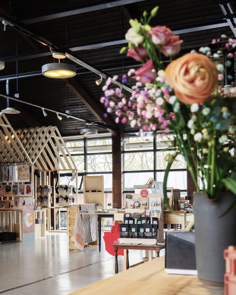 Yleisnäkymä Papurinon myymälästä