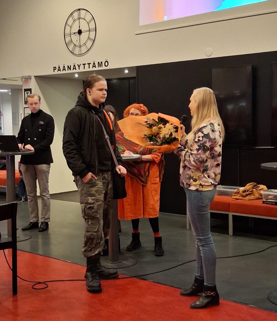 Vuoden nuori vaikuttaja Joona Kallion palkitsemistilaisuus.