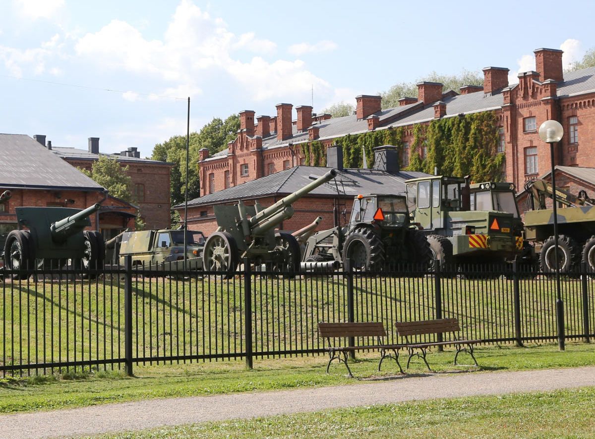 General view of the Militaria Museum courtyard area