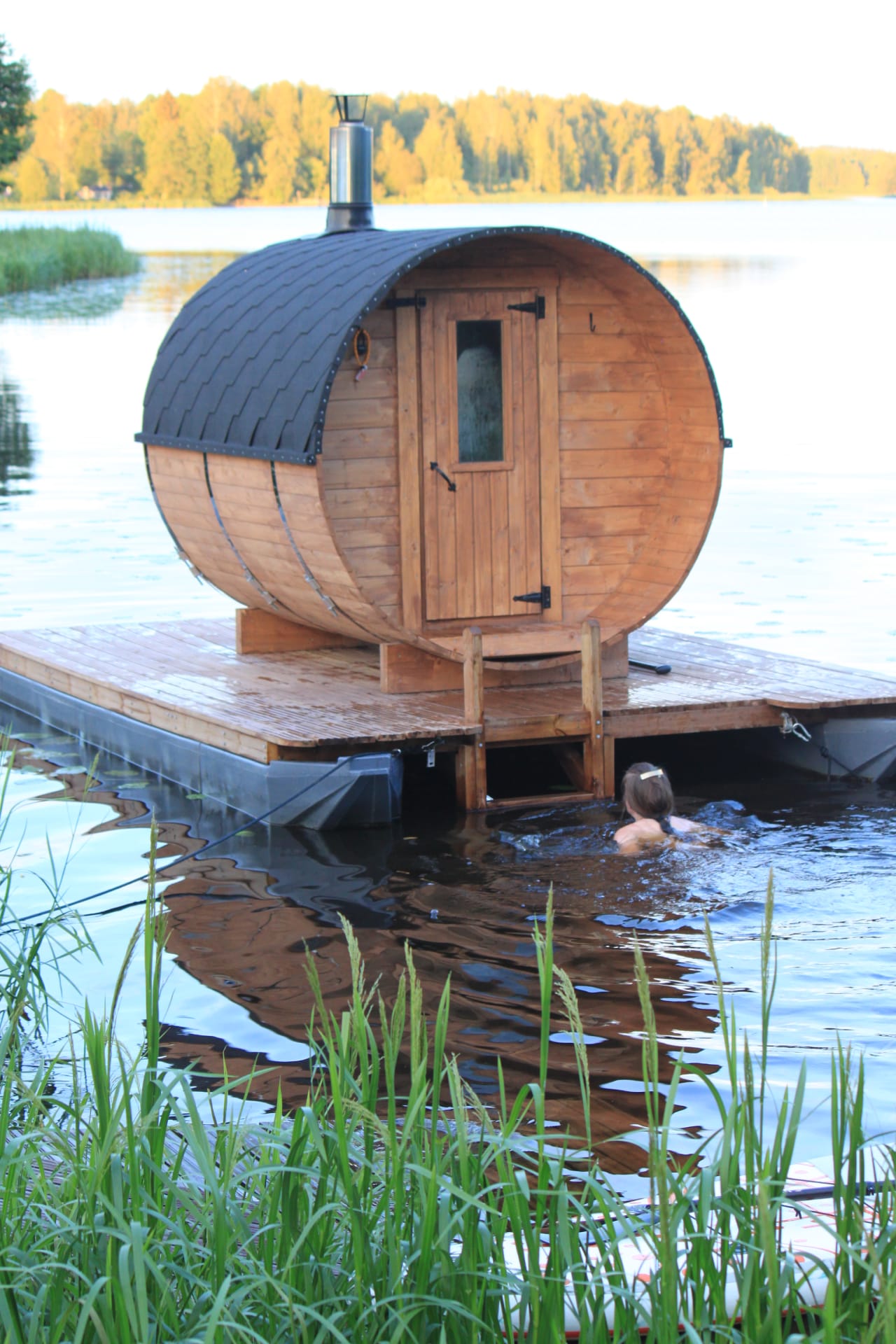 Sauna raft