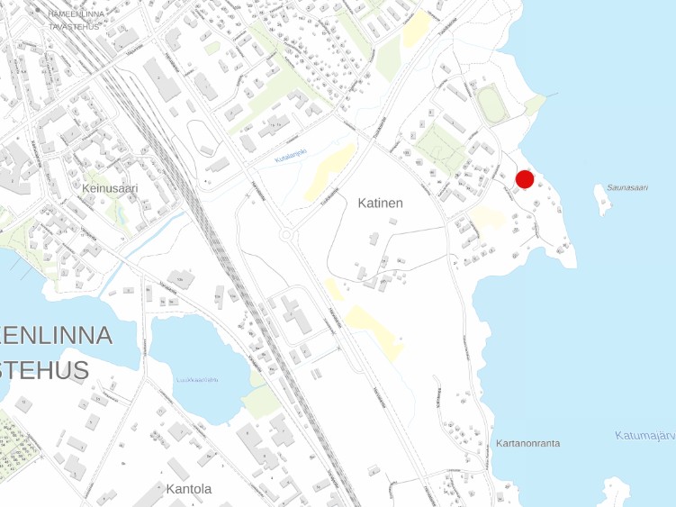 Idänpääntie 6 kaavamuutosalueen sijainti kartalla.