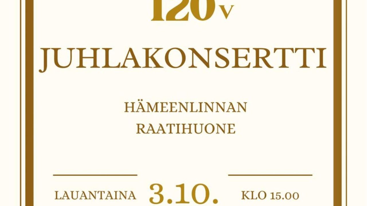 Iina Harjulan ja Hannu Riihivaaran 120 v juhlakonsertti