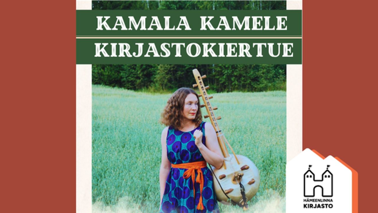 Kamala Kamele kirjastokiertueella