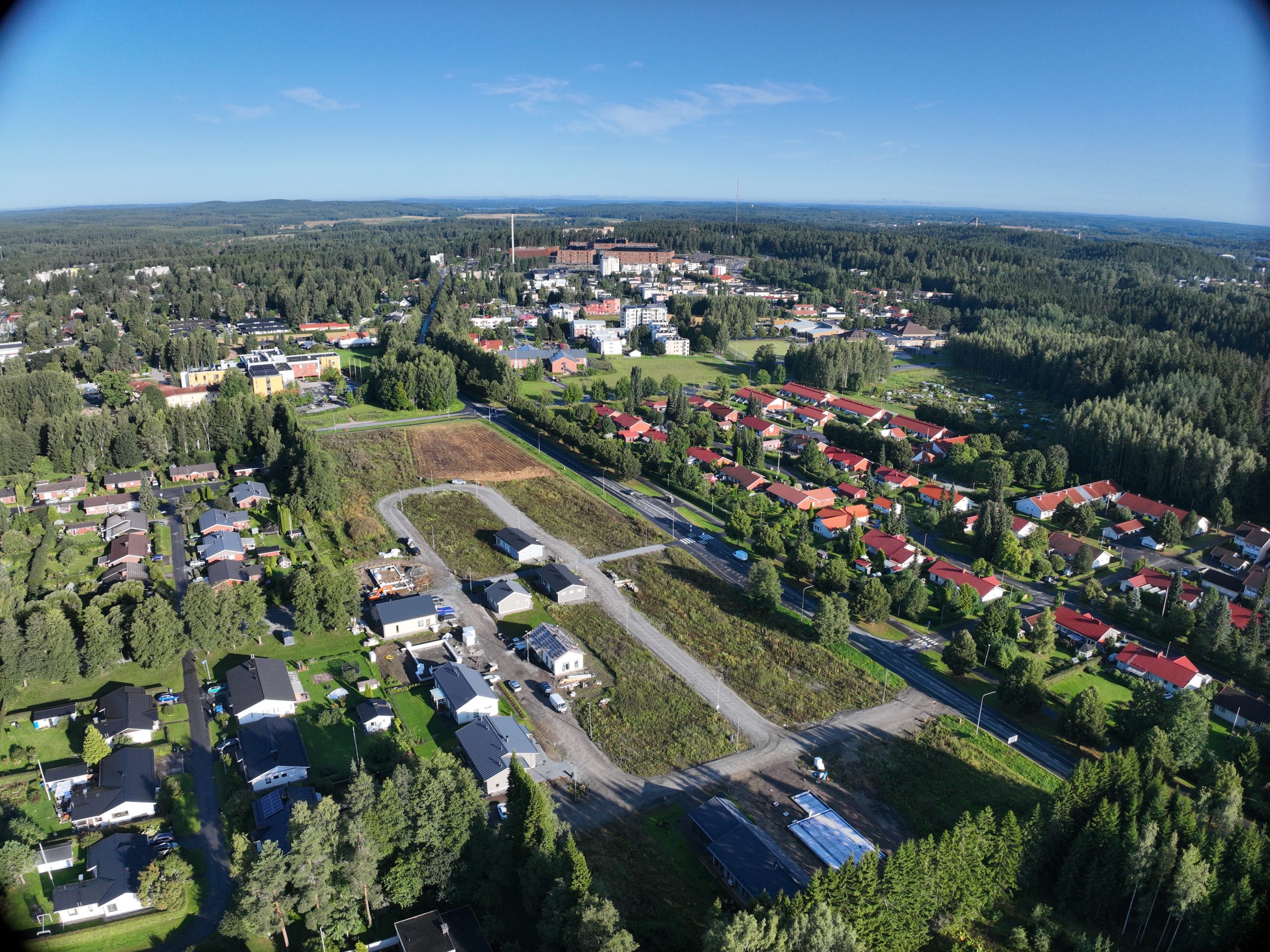 Ilmakuva Alilaurilan asuinalueesta