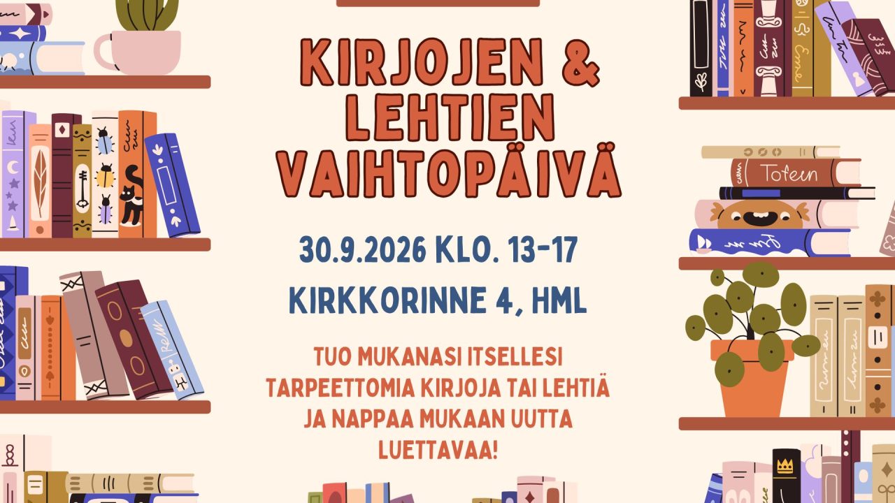 Kirjojen ja lehtien vaihtopäivä
