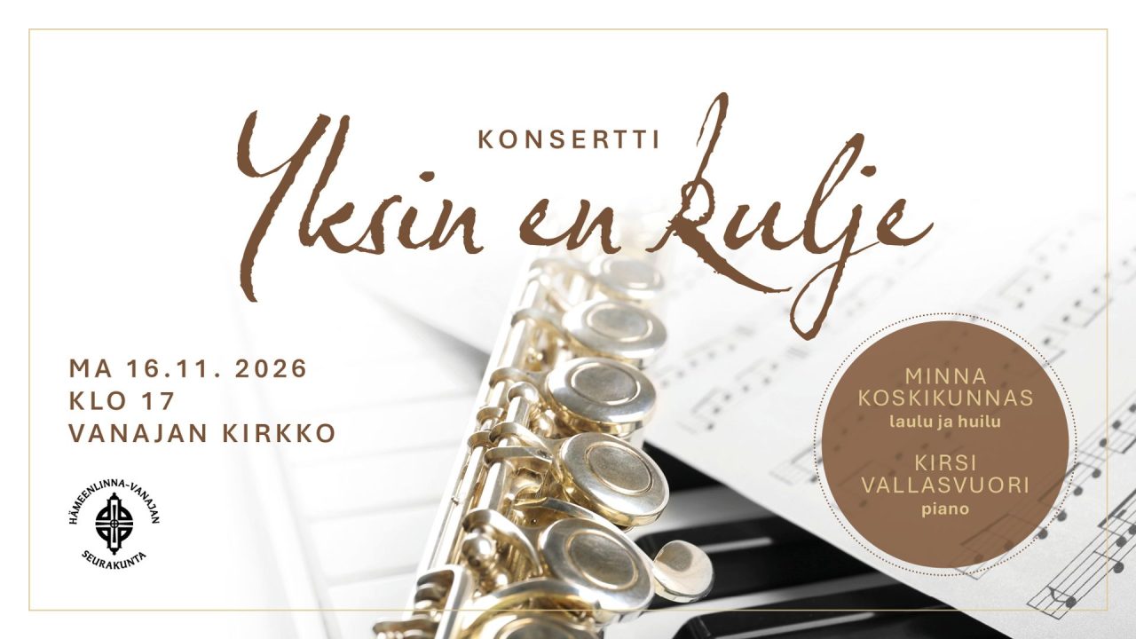 Yksin en kulje -konsertti
