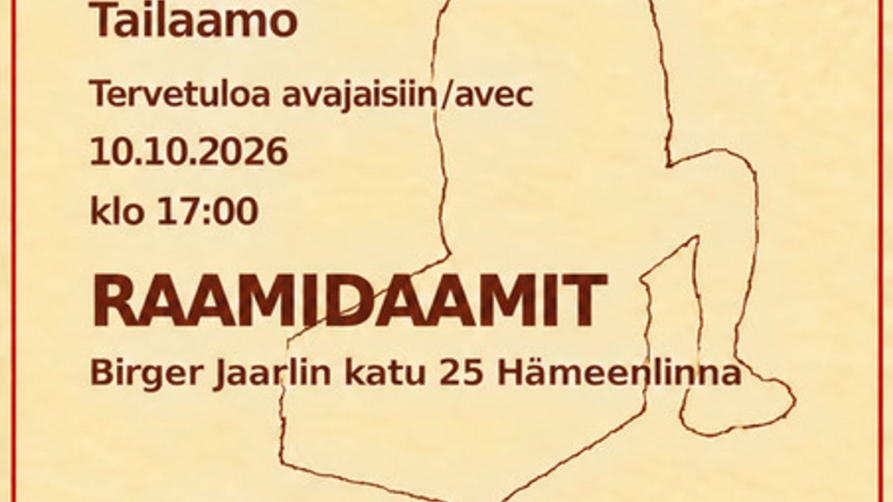 Avajaiset: Tailaamo "Rauhassa näkee"